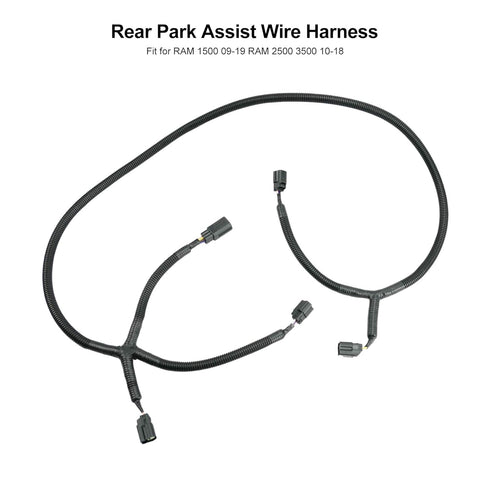 Rear Park Assist Wiring Harness 68031820AA Fit for Dodge RAM 1500 2009-2019, Fit for Dodge RAM 2500 3500 2010-2018, Backup Light Wiring Harness Wa...