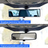 Broadway Car Rear View Mirror HD Anti Glare Universal 12 Inch large Field of View Panoramic Rearview Mirror with Wide Angle Blue Tint for Car SUV ...