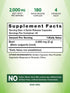 Nature's Truth Beet Root Capsules | 2,000mg | 180 Count | Non-GMO and Gluten Free Supplement...