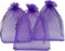 Ankirol 100pcs Sheer Organza Favor Bags 5x7'' For Wedding Gift Bags Samples Display Drawstring Pouches (purple)...