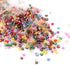 Approx 7200pcs 2mm Glass Tiny Seed Beads for DIY Jewelry Making Total 12colors...