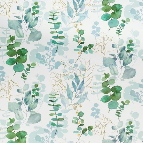 Arthome Peel and Stick Wallpaper Leaf Floral Self-Adhesive Contact Paper 17"x120" Removable Decorative Vinyl Wall Paper for Bedroom,Living Room,Ca...