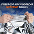 4-Pack Emergency Mylar Thermal Blankets -Space Blanket Survival kit Camping Blanket. Perfect for Outdoors, Hiking, Survival, Bug Out Bag, Marathon...