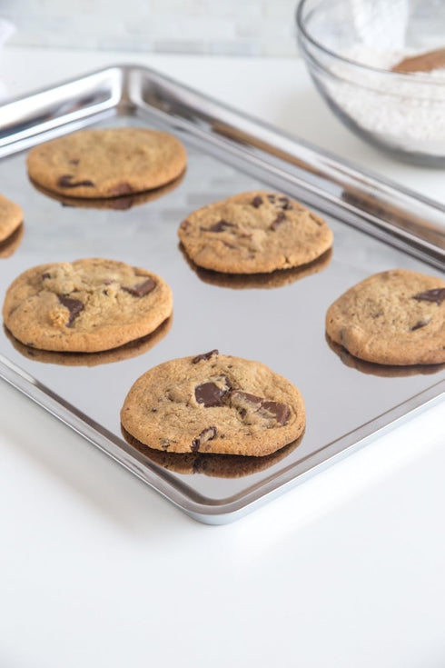 Fox Run Stainless Steel Jelly Roll Pan & Cookie Baking Sheet, 16.25 x 11.25 x 0.75 inches...