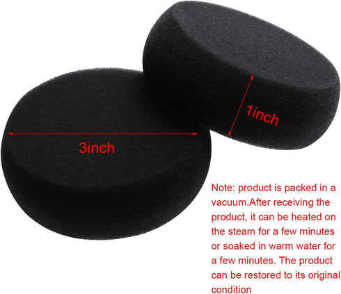 Penta Angel Painting Sponges 6PCS Round Foam Painting Brushes Tools Watercolor Sponges for Acrylic Painting Staining Craft DIY Clay Painting Ceram...