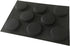 Bluedrop Silicone Hamburger Bread Forms Perforated Bakery Molds Non Stick Baking Sheets Fit Half Pan Size...