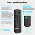 Camera Remote Shutter Release Control Wireless for Canon EOS R, RP, EOS R3, R5, M50, M6 Mark II, R3, R5, R6, 90D, 6D Mark II, 77D, Rebel SL3, SL2,...