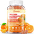 Calcium Magnesium Zinc Gummies with Vitamin D3 & K2 - High Absorption Magnesium Glycinate 400mg - Sugar Free Calcium Supplement - Support Nerve Mu...