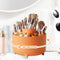 CenYouful Makeup Brush Holder Organizer,5 Slot 360° Rotating Make up Brushes Cup, Makeup Organizer Countertop for Cosmetics, Nail Polish, Art Supp...
