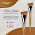 Silver Brush Limited 820650 Silver Jumbo Golden Taklon Angle Brush, Large Murals, Easel Painters and Furniture, Size 50, Mid Length Handle...