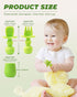 3 Pcs Baby Utensils, Baby Spoons Self Feeding 6 Months with Silicone Baby Cup, Baby Utensils 6-12 Months, Toddler Utensils for Baby Led Weaning (G...