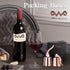 OWO Stainless Steel Wine Bottle Stopper, Reusable Wine Saver with Silicone Seal, Decorative Bottle Sealer, Keeps Fresh (Rosegold, 2 Pack)...