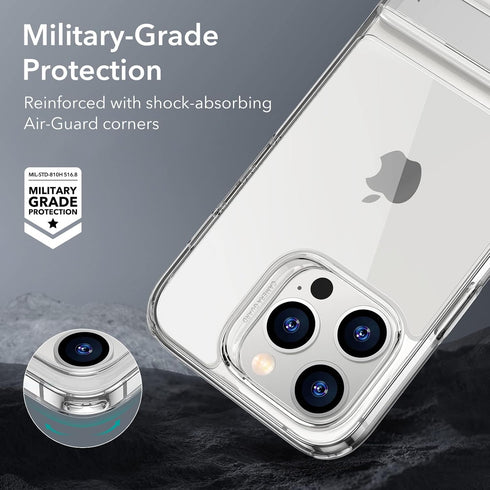 ESR for iPhone 14 Pro Max Case, 3 Stand Modes, Military-Grade Drop Protection, Supports Wireless Charging, Slim Back Cover with Stand, Phone Case ...
