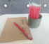 Gel Pens 0.5mm Refills, Red Gel Pen Refills, 50-Pack 0.5 mm Gel Ink Pen Replace Refills,Send 1 Extra pens,Red Pen Refills Easy Drying, Smooth Writ...