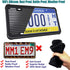 PRUST Anti Theft License Plate Frame- Black Silicone Car Plate Holder and Stainless Steel Tamper-Proof Screws kit, with License Plate Mounting Har...