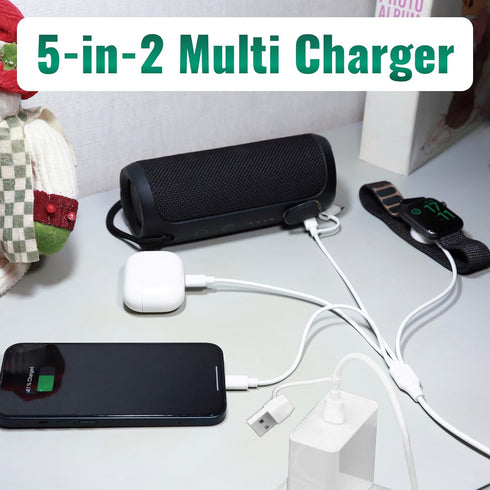 Multi Watch Charger for Magnetic Charging Apple iWatch Series 8 7 6 5 4 3 2 SE, Fast Charging iPhone 15 14 13 12 11 Pro Max XR XS X AirPods iPad, ...