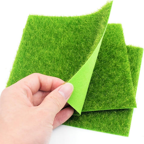 Nice purchase Artificial Moss Simulation Fake Green Plants Grass for Party Patio Lawn Micro Landscape Decoration Flowers Grass DIY Crafts (4 pcs 6...