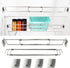 RV Refrigerator Bar Stainless Steel Adjustable Fridge Tension Rod Holds Food and Drinks in Place,Tension-Style 12.3-22.4" for Camper Refrigerator,...