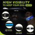 Led Glowing Dog Collars, Lighted Dog Collars for Night, Dog Glow Collar Rechargeable, Light Up Dog Collar for Small Dogs (Blue, Pack of 1, S)...
