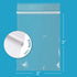 GPI Clear Plastic Reclosable ZIP Poly Bags, Case of 100, 2-mil Thick, 2 Inch x 3 Inch, for Travel, Storage, Shipping...
