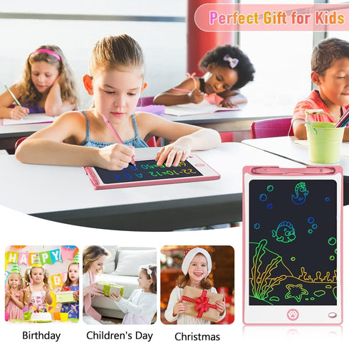 Hockvill LCD Writing Tablet for Kids 8.8 Inch, Kids Toys for Girls Boys Drawing Pad for 3 4 5 6 7 8 Year Old Kid, Toddler Drawing Doodle Board Tra...
