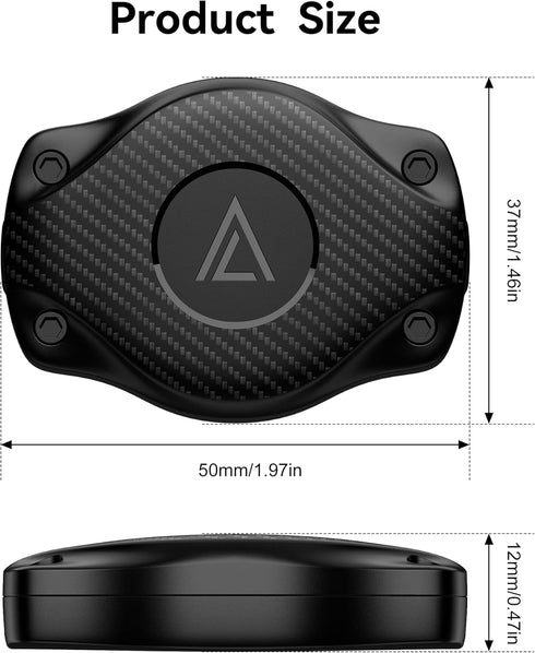 New AirTag Dog Collar Holder IPX8 Waterproof Carbon Fiber Mount (1 Pack) Ultra-Secure,Never Dehisce Apple Airtag case,Fits All Width Collars?for S...
