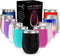 CHILLOUT LIFE Stainless Steel Tumbler 12 oz with Lid & Gift Box, Wine Tumbler Double Wall Vacuum Insulated Travel Cup for Coffee, Wine, Cocktails,...