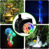 PULACO 10Watt 160GPH Submersible Fountain Pump with Automatic Color Changing LED Light and flow regulator for Water Feature, Outdoor Pond, Aquariu...