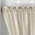 Elrene Home Fashions Colette Faux-Silk Side Door Window Panel, 28 in x 72 in (Side Door Panel), Ivory...