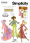 Simplicity UNDEFINED Doll Clothes Sewing Pattern, Multicolor 2 Piece...