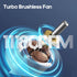 Rican Portable Fan, Mini Handheld Fan, Personal Fan 1-100 Speed, Digital Display Turbo Fan, Battery Operated Fan, Small Pocket Fan for Travel/Outd...