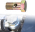 X AUTOHAUX 2 Set Banjo Bolt Brake Fitting Adapter Kit M10x1.25 Brake Line Thread Banjo Bolt with 10mm Washers...