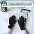 Dr. Frederick's Original Copper Full Finger Arthritis Glove - 2 Gloves - Perfect Computer and Phone Typing Gloves - Fit Guaranteed - Small...