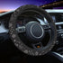 Wicca Wiccan Pentacle Star Black Cat Steering Wheel Cover Car Accessories Cute for Women Girls Girly Universal 15 Inch Neoprene Auto Interior Deco...