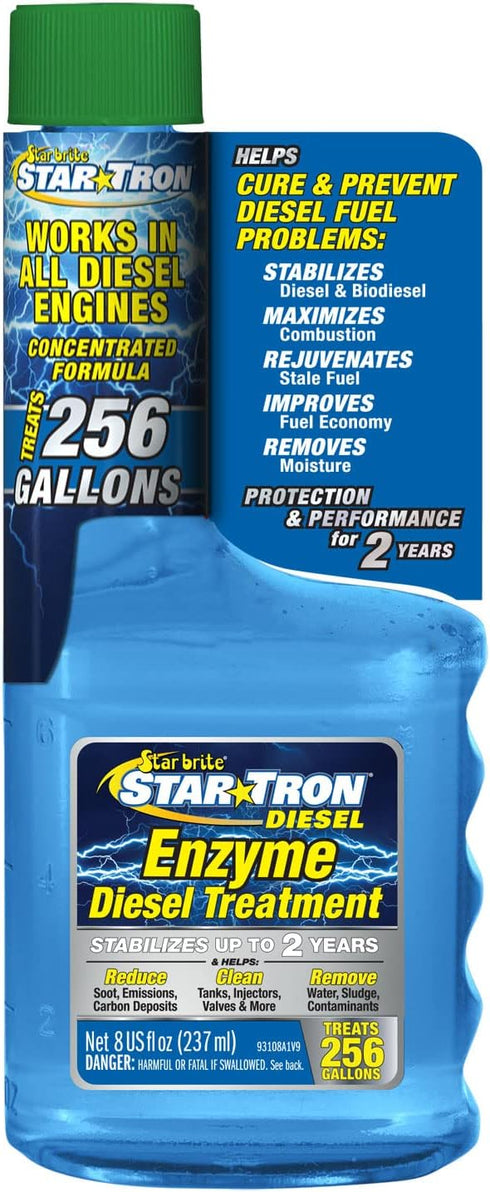 Star Tron Super Concentrated Diesel Formula - Stabilize & Rejuvenate Diesel, Biodiesel & All Regular Gasoline - 1 Oz Treats 32 Gallons...