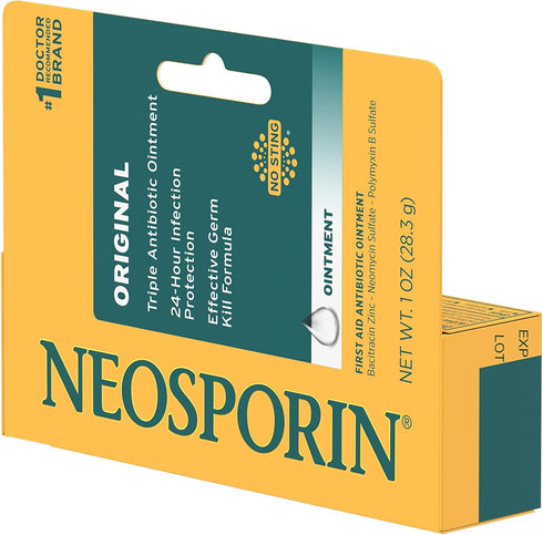 Neosporin Original First Aid Antibiotic Ointment with Bacitracin Zinc for Infection Protection, Wound Care Treatment & Scar Appearance Minimizer f...