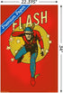 Trends International DC Comics The Flash - Vintage Wall Poster, 34L x 22.4W, Premium Poster & Clip Bundle...