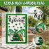 ST PATRICKS DAY Garden Flag 12x18 Inches,Gnome Garden Flag with Clover Design, Weather-Resistant, Double-Sided, Rust-Free, Hardware Not Included, ...