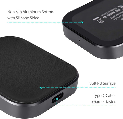 AirPods Pro Charger - Wireless Charging Station for AirPods 4 (withActive Noise Cancellation)/ 3rd/ 2rd, Black...