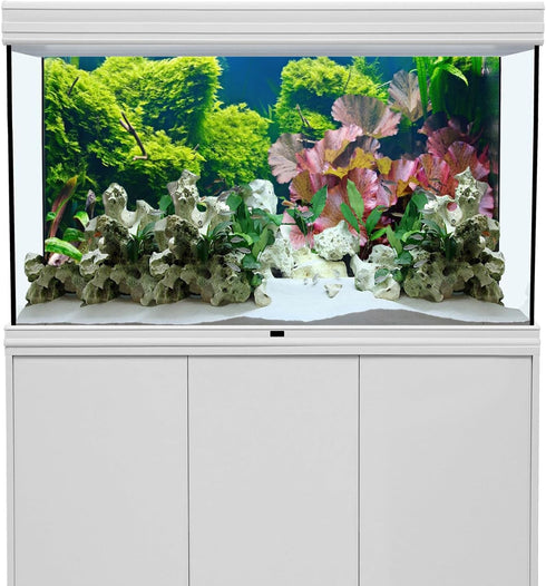 AWERT 30x18 inches Aquatic Plant Aquarium Background River Bed & Lake Fish Tank Background Vinyl...