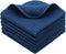 Microfiber Kitchen Cleaning Cloth Thick Dish Rags Waffle Weave Washcloths Dish Cloths Ultra Absorbent Odor Free 12inch X 12inch 6 Pack Navy Blue...