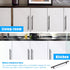 KNOBWELL 5 Pack 6-3/10 Inch Matte Black Kitchen Cabinet Handles Cabinet Pulls, Round T Bar Cupboard Handles Dresser Pulls, Bathroom Cabinet Handle...