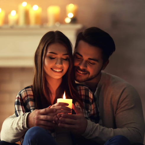 HomeLights Pillar Candles - 2.7x6 inch | 60 Hours Burning, 6 Count - White Unscented Smokeless European Pillar Candles - Perfect for Wedding, Part...