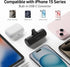 Portable Charger with Small Size,New Upgraded 15W 4500mAh Power Bank with Built-in USB-C Connector Compatible with iPhone 15/15 Plus/15 Pro/15 Pro...