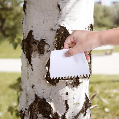 6 Pcs Flexible Glue Spreader Silicone Reusable Glue Spreader Spackle Tool 2/5 Inch Tooth Notched Trowel For Applying Glue Epoxy Resin Putty...