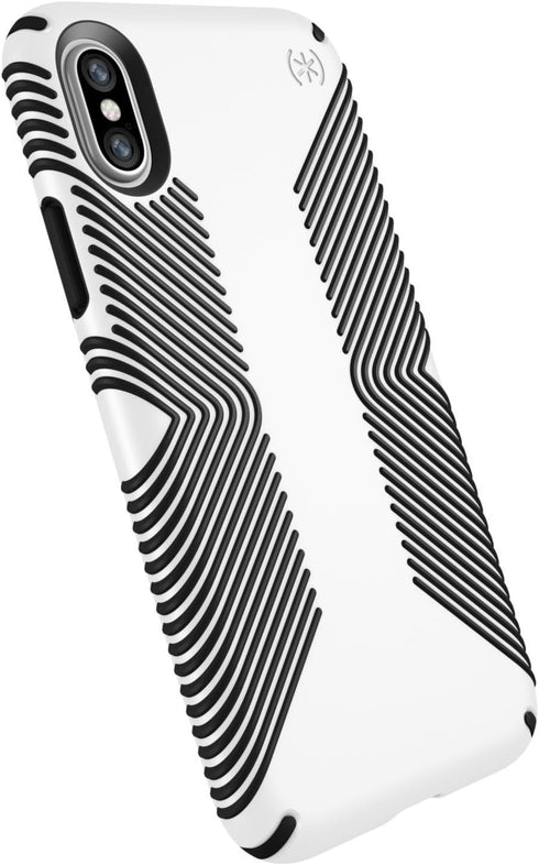 Speck Products Presidio Grip Case for iPhone XS/iPhone X, White/Black...