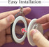 Magnetic Phone Grip Storage Keychain for Popsocket Magnetic Phone Grip Ring Holder Storage for Bag Keychain Portable for MagSafe Magnet Pop Ring G...