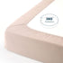 GRSSDER Soft Muslin Crib Sheet 1 Pack, 100% Cotton Crib Sheets for Boys and Girls, Fit Standard Crib Mattresses 52" x 28" Safe and Snug, Natural...