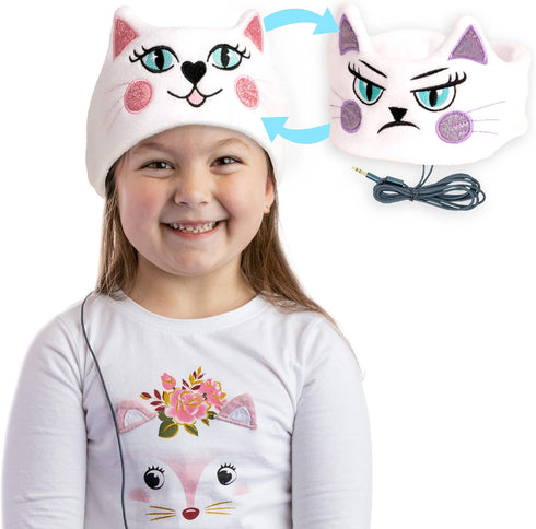 CozyPhones Kids Headphones, Headband Earphones for Children Baby & Toddlers 1-3, Stretchy & Comfy Travel Accessories - Cat (1st Edition)......