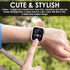 Iwatch Tempered Glass Case Cover, Series 5/6 40mm, Full Protective Waterproof Bumper Cases, Clear Film Screen Cover, “4pcs in Pack” Yellow/Rose, P...